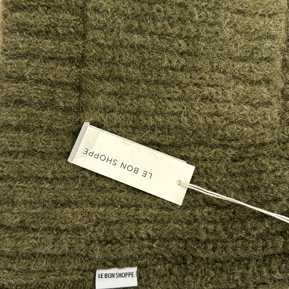 HOST PICK ⭐️ Le Bon Shoppe Womens Alpaca Grandpa Vest, olive - Picture 6 of 6